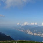 Blick vom Monte Baldo auf Gardasee