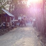 Straßen und Verkehr auf Gili Meno