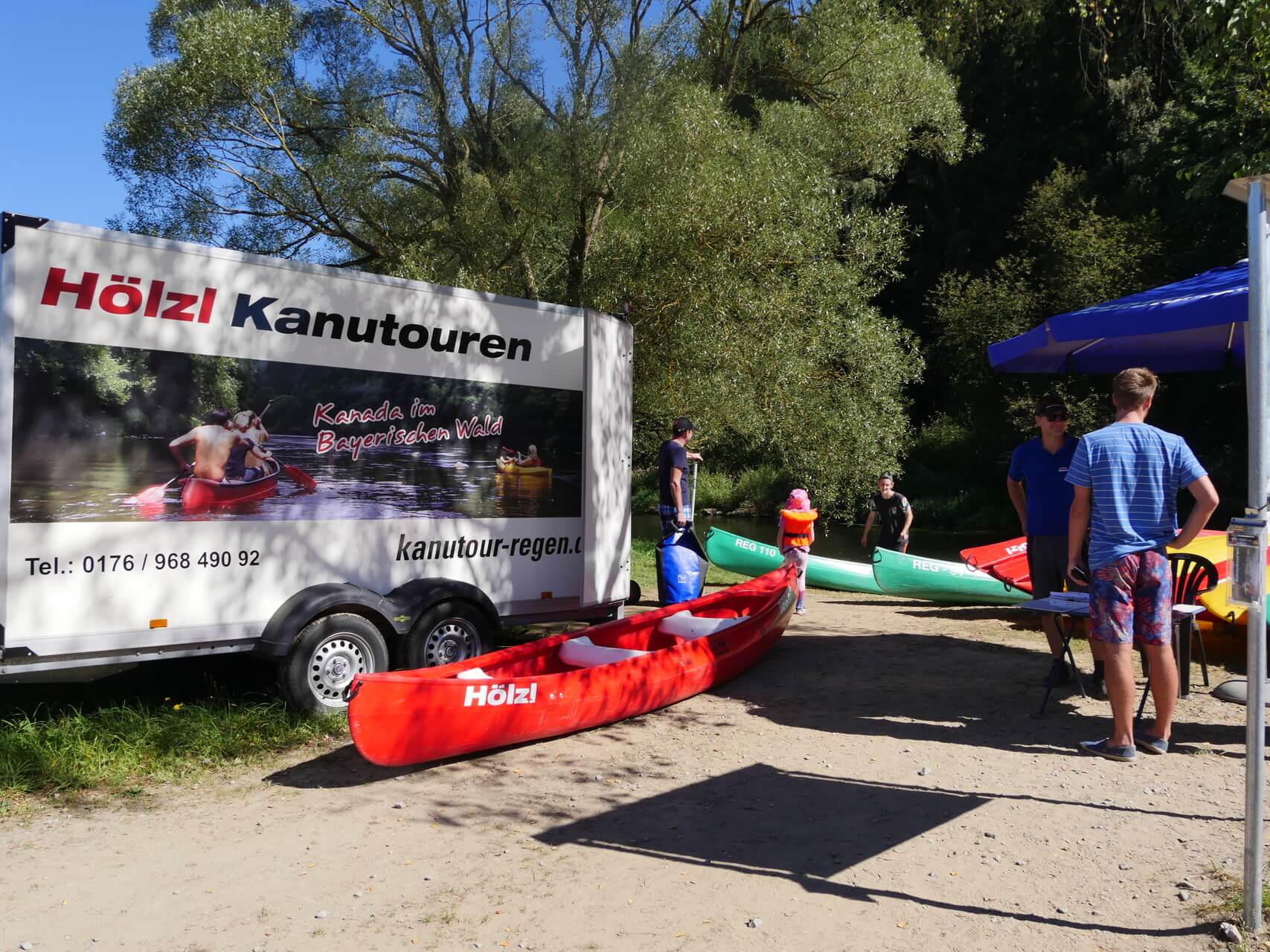 Hölzl Kanu Touren  Regen