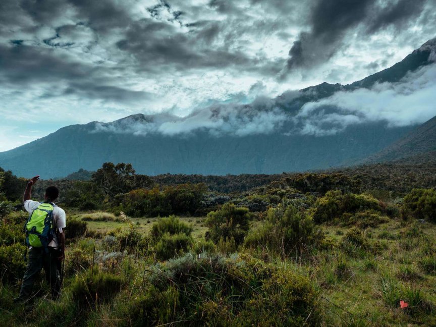 Trekking auf den Mount Meru