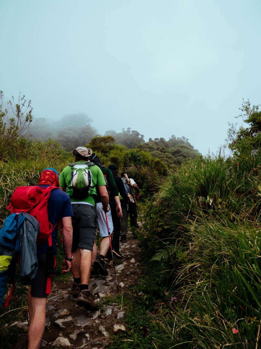 Trekking auf den Mount Meru