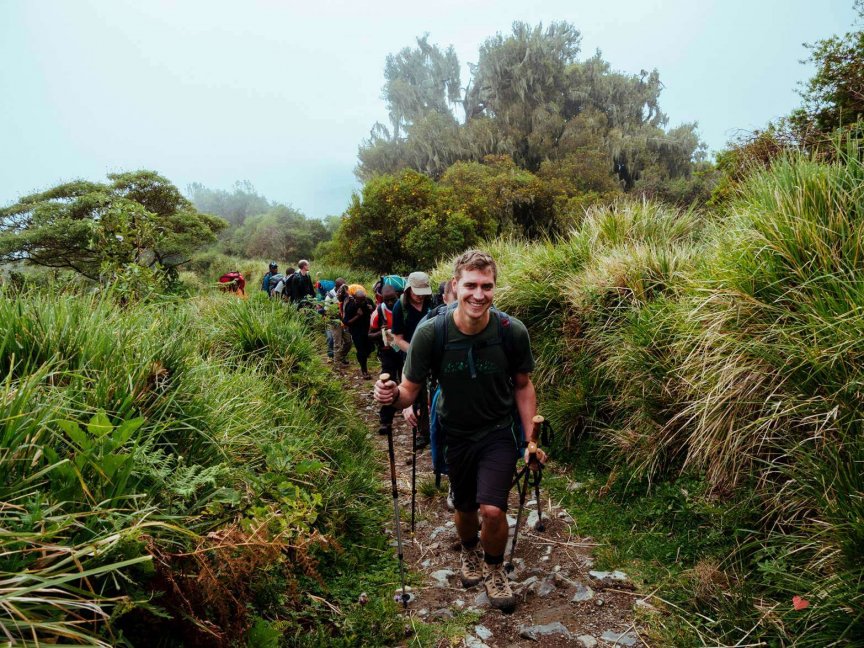 Trekking auf den Mount Meru