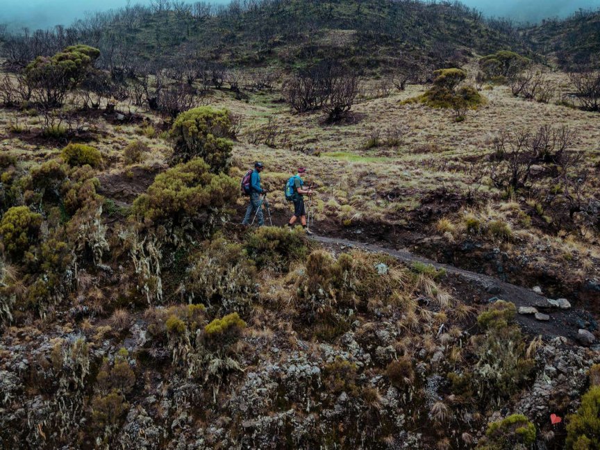 Trekking auf den Mount Meru