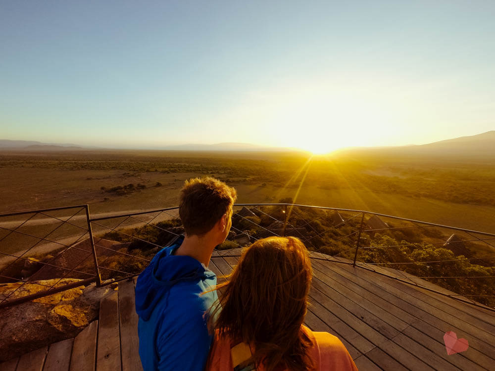 Sonnenaufgang vom Olduvai Camp