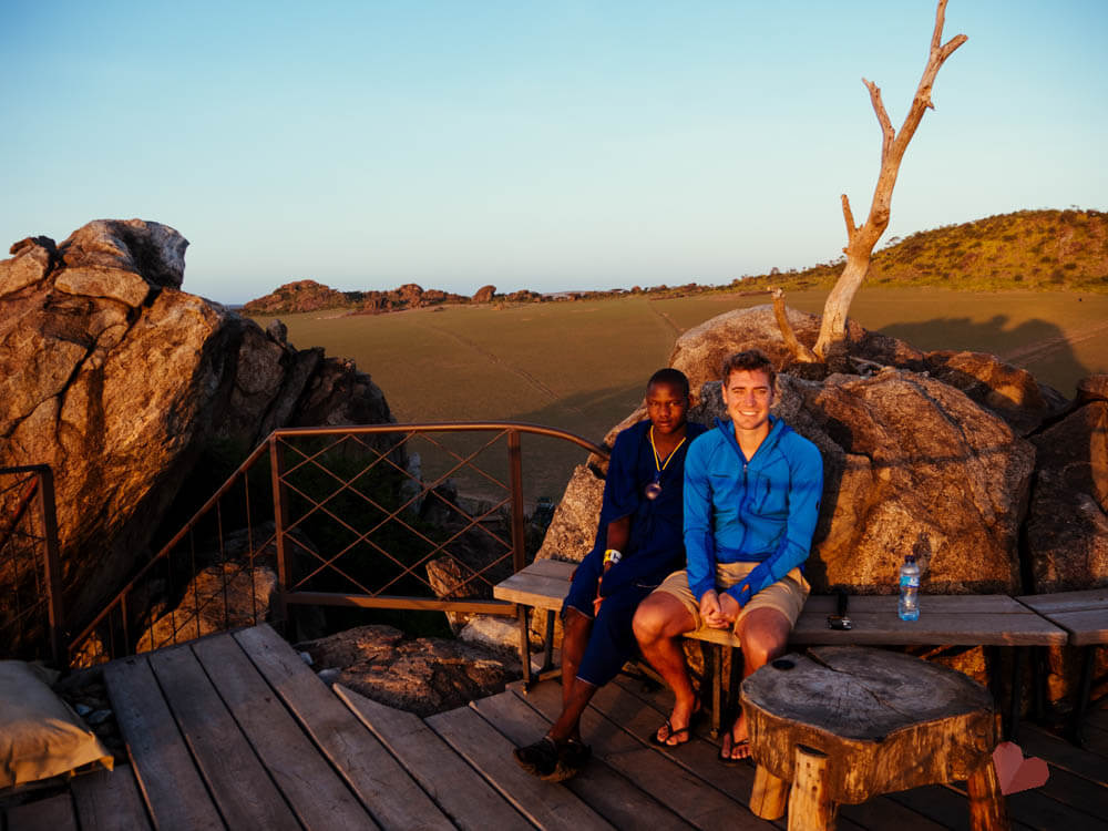 Sonnenaufgang vom Olduvai Camp