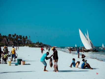 Fischmarkt direkt am Strand