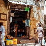 Kleiner Verkaufsladen in Stone Town, Sansibar