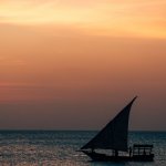 Sonnenuntergang in Zanzibar, Stone Town