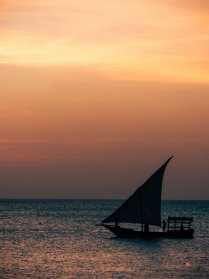 Sonnenuntergang in Zanzibar, Stone Town