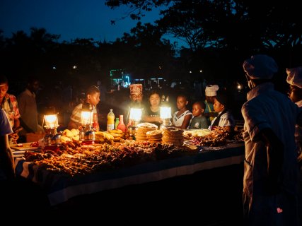 Essensstände in Zanzibar, Stone Town