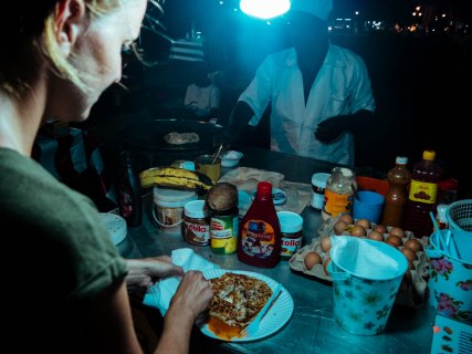 Zanzibar Pizza Forodhani Food Markt Stone Town