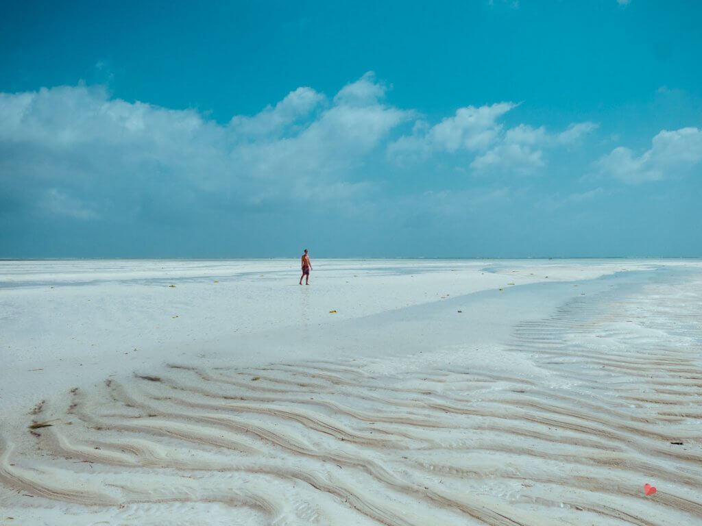 Traumstrand auf Zanzibar - Paje Beach