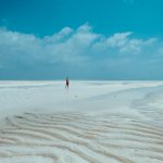 Der Strand von Paje bei Ebbe