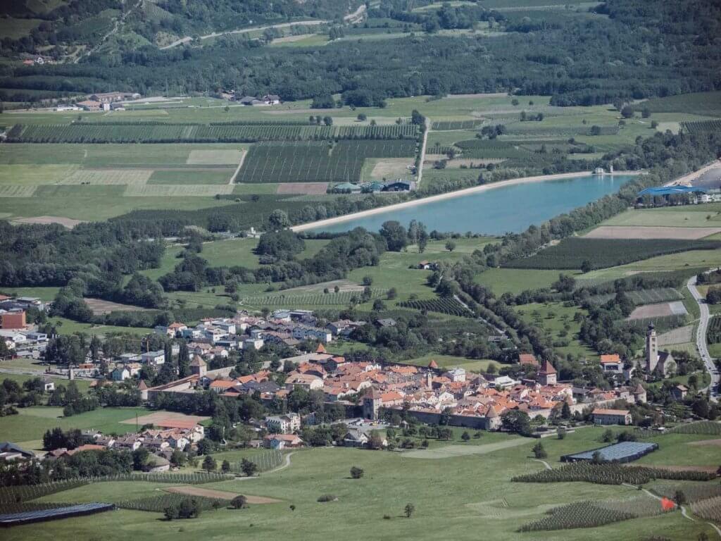 Blick auf Glurns vom Das Gerstl