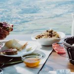 Frühstück mit Ausblick im Hotel das Gerstl