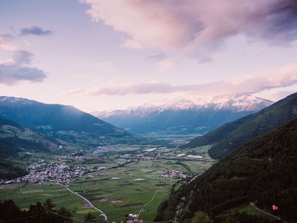 Ausblick vom Hotel das Gerstl