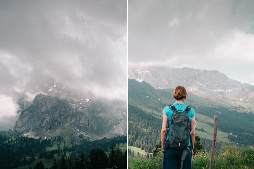  Urlaub in den Dolomiten - Wanderung auf der Seiser Alm