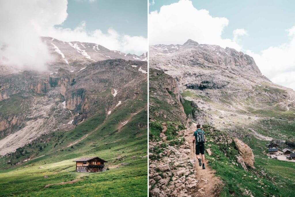  Urlaub in den Dolomiten - Wanderung um den Plattkofel