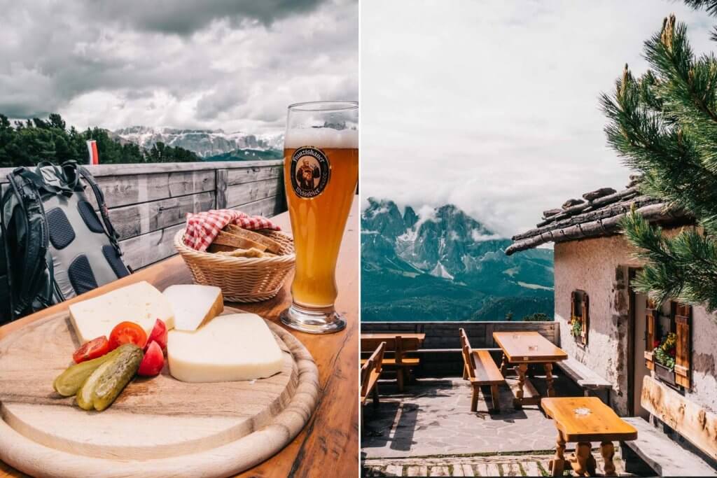 Baita Cason - Wandern in den Dolomiten - Raschötz